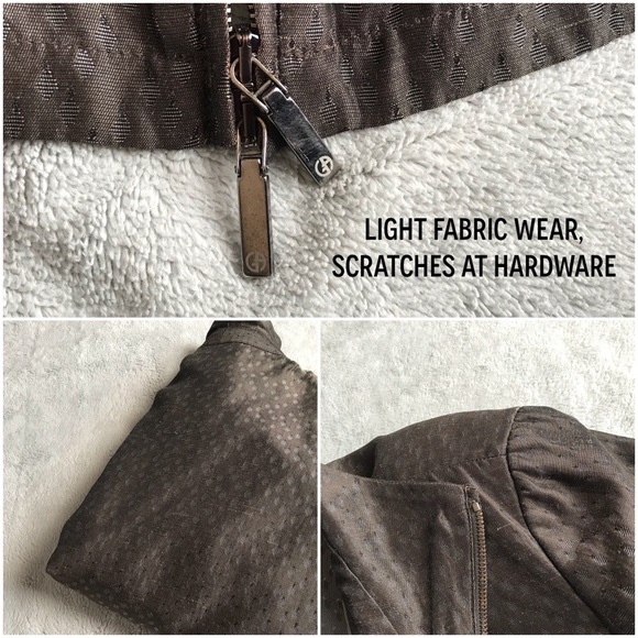 Giorgio Armani Jacquard Zipper Jacket Blazer - Picture 7 of 8